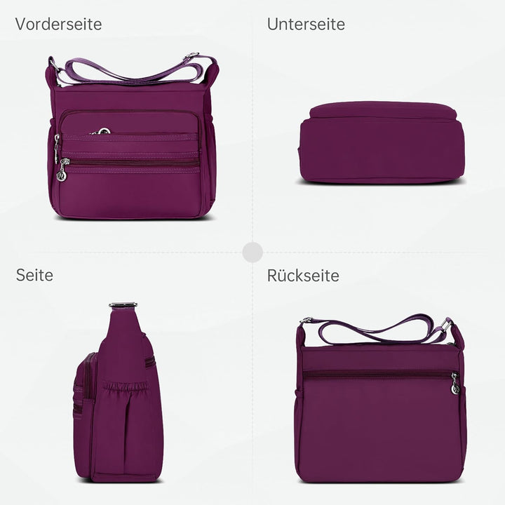 DIRRONA Damen Umhängetasche Casual Gross Kapazität Schultertasche Wasserdicht Damen Reise Arbeit Läs