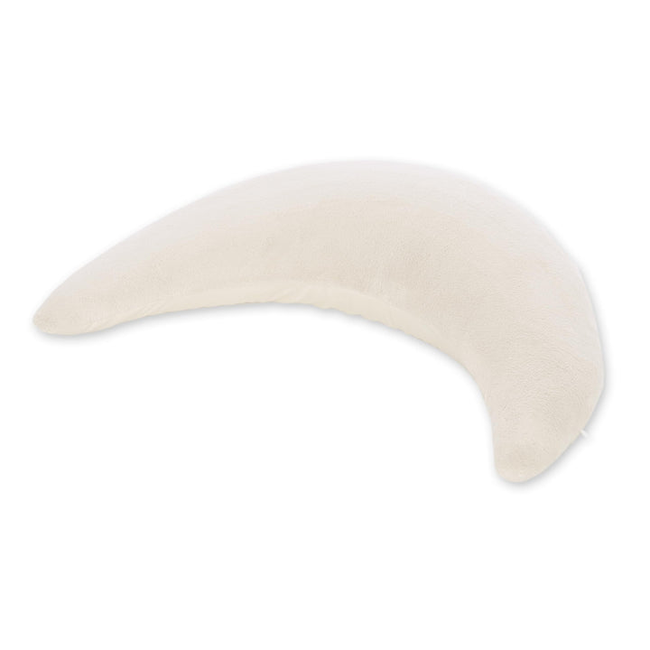 Theraline Plüschmond Stillkissen, Kopfkissen und Nackenkissen mit Perlen, ergonomisches Kissen zum S