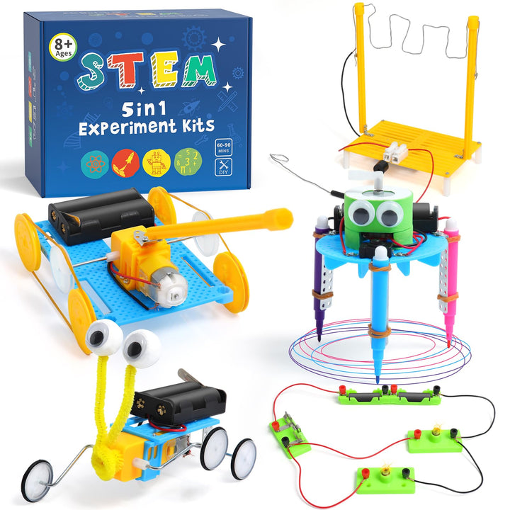 Experimente für Kinder ab 8 9 10 11 12 13 14, Elektronik Baukasten, Experimentierkasten, Elektro Bau