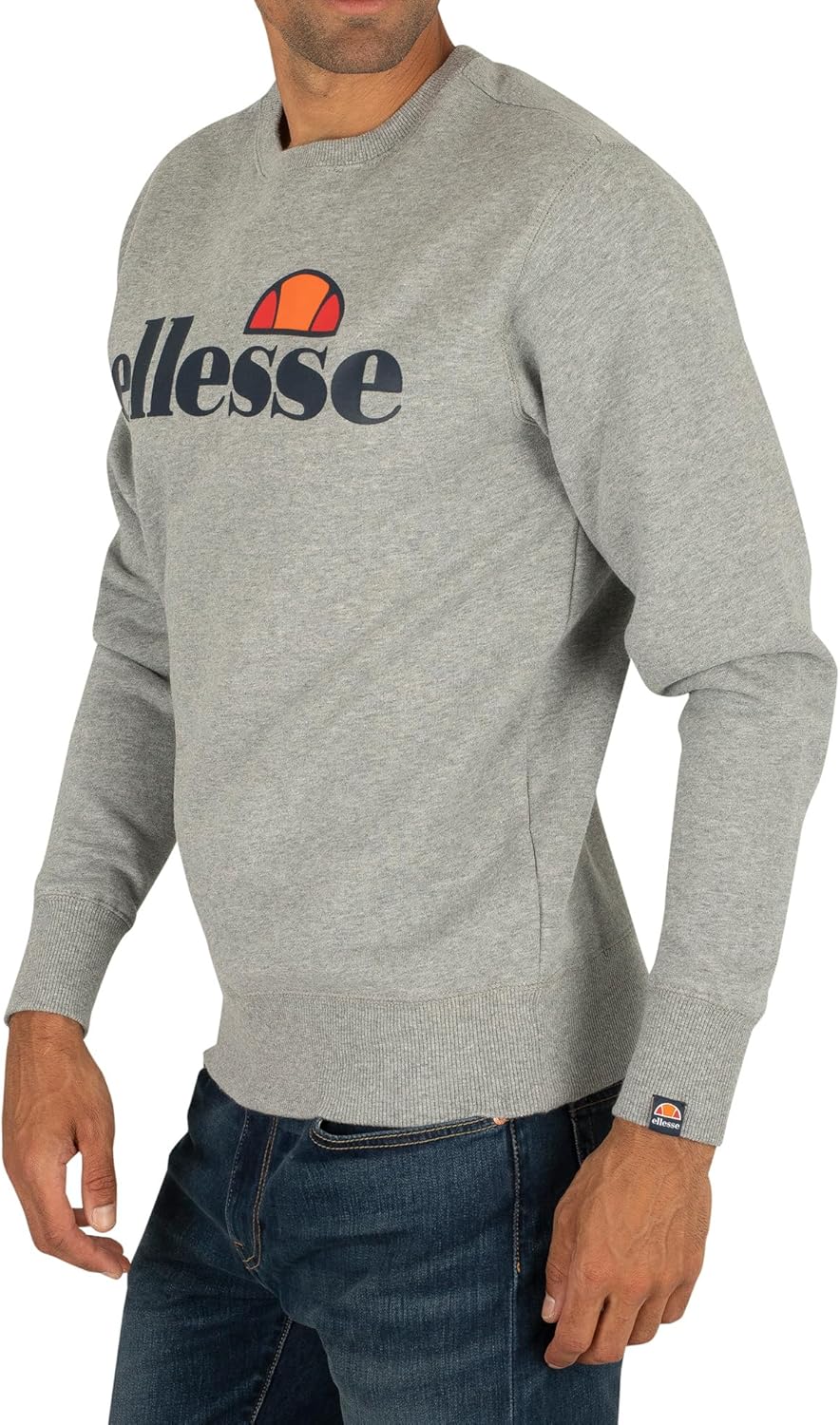 Ellesse Herren Small Logo Succiso XXL Grey Marl, XXL Grey Marl
