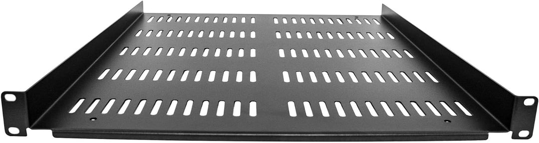 StarTech.com 1HE 19 Zoll Fachboden für netzwerk schrank - Freitragende perforierte Rack ablage für S