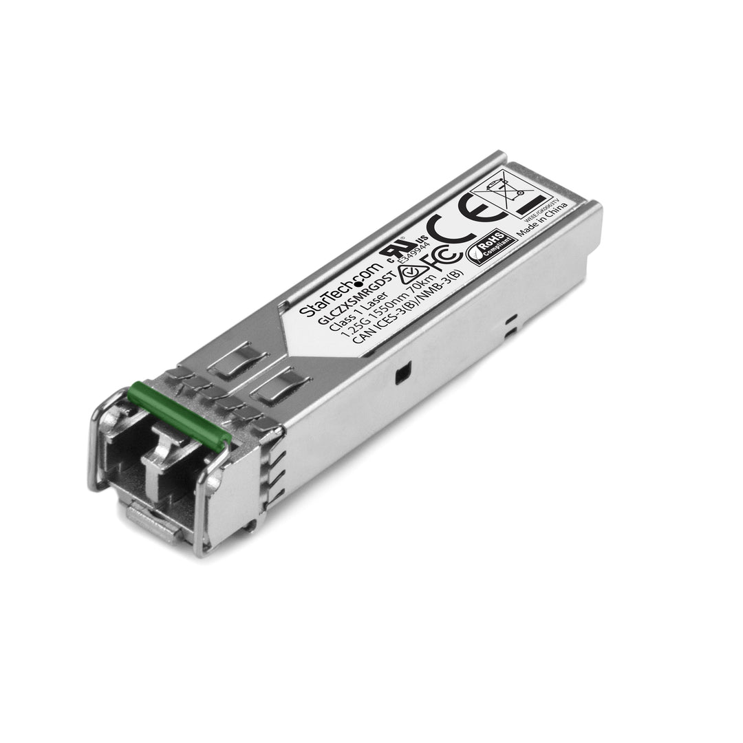 StarTech.com GLC-ZX-SM-RGD kompatibel SFP - Gigabit Fiber 1000Base-ZX SFP Transceiver Modul - SM LC