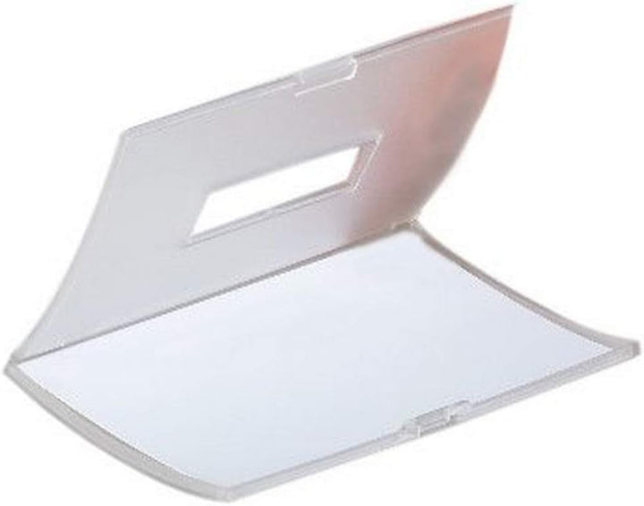 Durable Namensschild Click Fold, mit Magnet, 40 x 75 mm, 70% recycl. PP, 10 Stück, 821219, 40 x 75 m