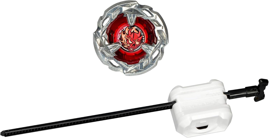 Beyblade X Scythe Incendio 4-60T Starter Pack Kreisel und Starter SCYTHE INCENDIO & LAUNCHER BX STAR