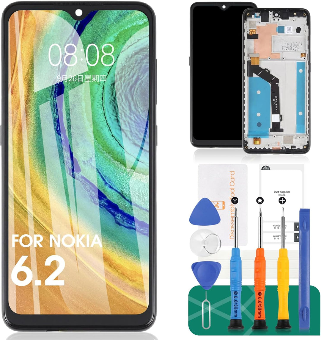 Für Nokia 6.2 LCD Bildschirm für Nokia 7.2 Bildschirm Ersatz TA-1200 LCD Display TA-1198 Touch Digit