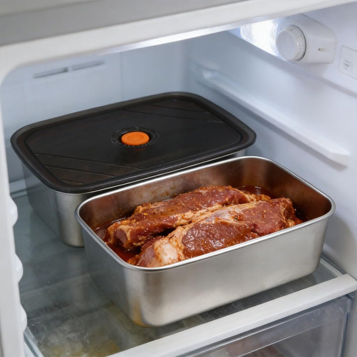 6er SFrischhaltedosen Mit Deckel Meal Prep Boxen für Spülmaschine | Behältern für Lebensmittel 18*12