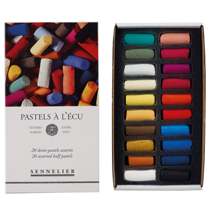 Sennelier Weiches Pastell-Set, 20 Farben, mehrfarbig 20 stück (1er Pack) mehrfarbig, 20 stück (1er P