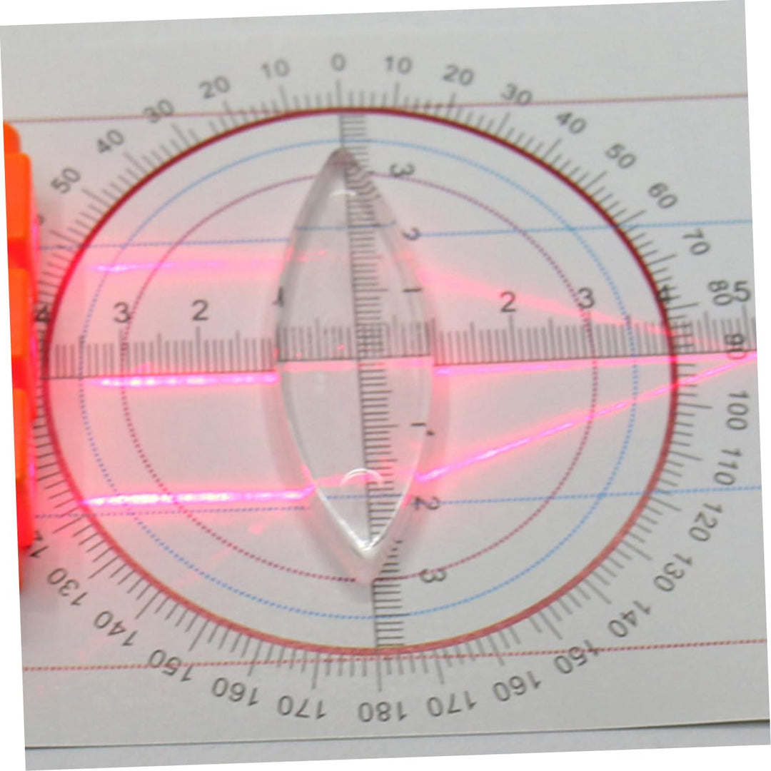 Cabilock Optik-experimentierset Physik Lernlabor Lichtbrechung Prisma Konvexe Linse Präzises Wissens