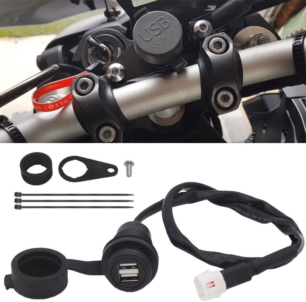 USB-C 12V Motorrad USB Ladegerät Steckdose für MT-09 (2018-2020), MT-09 (2018-2021), XSR700 (2018-20