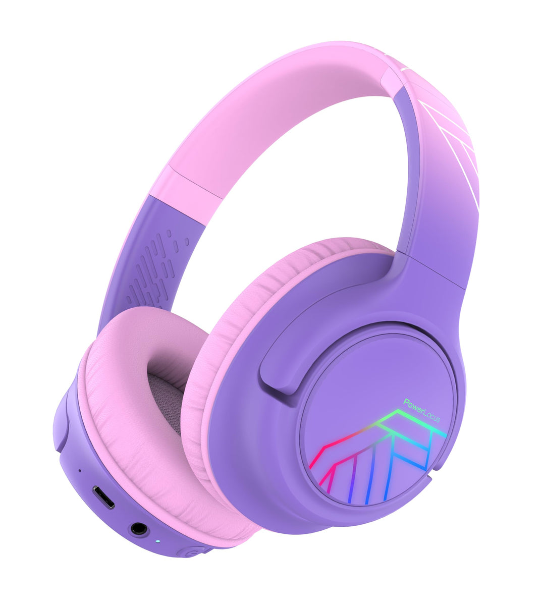 PowerLocus Bobo Bluetooth Kopfhörer Kinder, Kinderkopfhörer Over Ear mit 74/85/94dB Lautstärkebegren