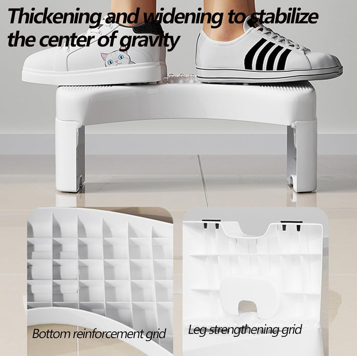 Toilettenhocker Klappbar, Toilettenhilfe Tritthocker, Physiologischer Hocker Badezimmer für Erwachse