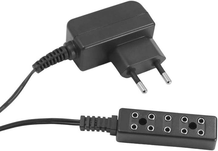 WITTKOWARE Zubehör zur Krippen-/Puppenstuben-Elektrifizierung (Netzteil mit Ausgängen für Ruhe- &amp; Fl