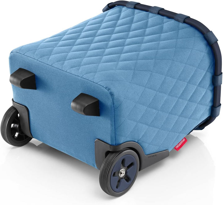 reisenthel carrycruiser Tragbarer Einkaufstrolley mit stabilem Aluminiumrahmen, Schultergurt und her