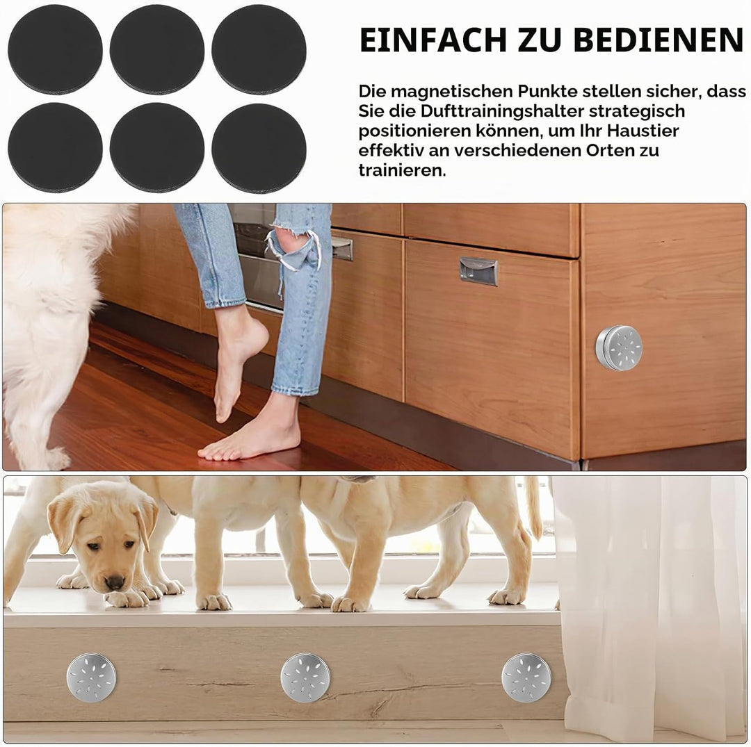 Mipcase 10Er-Pack Hundeduft-Trainingsbox: Hundedufthalter Hundenasen-Metallbehälter Aluminium-Agilit