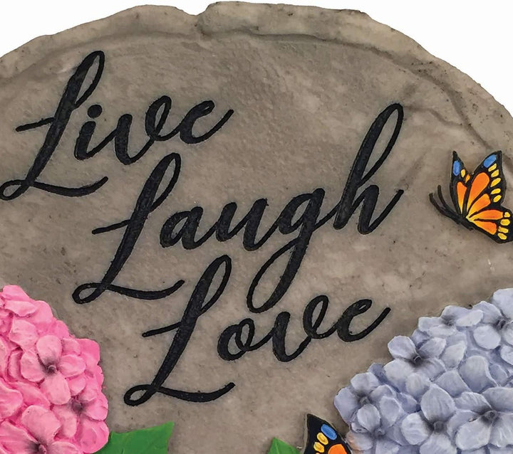 Spoontiques 13238 Live Laugh Love Trittsteine, mehrfarbig, Mehrfarbig