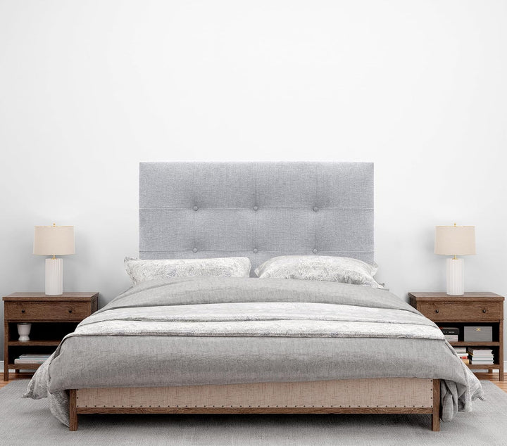 DHOME Kopfteil, gepolstertes Bett Kopfteil 8cm dick. Gepolstertes Kopfteil ACUALINE Stoff und Kunstl