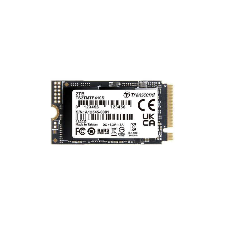 Transcend SSD 2TB M.2 MTE410S (M.2 2242) PCIe Gen4 x4 NVMe 4) 2TB 2) Gen4 x 4, 4) 2TB 2) Gen4 x 4