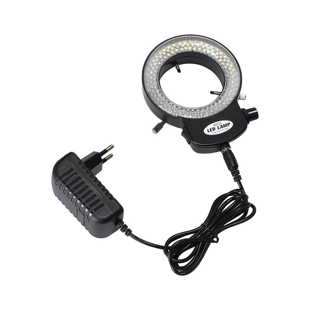 Toplionace Einstellbare Mikroskop Lichtquelle LED Ringlicht Industrielle Lichtquelle 144 Lampenperle