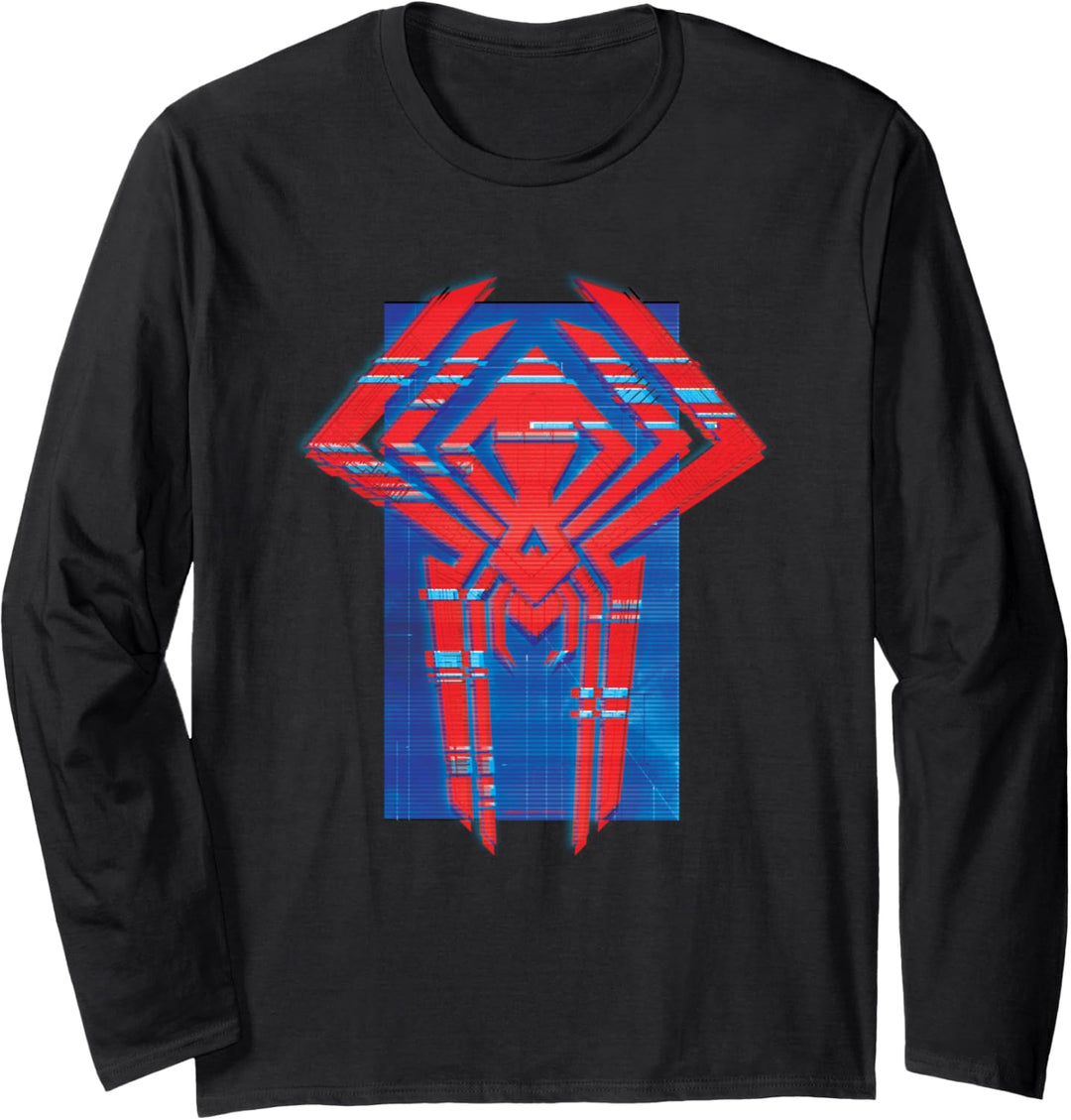 Marvel Spider-Man: Across the Spider-Verse 2099 Symbol Icon Langarmshirt
