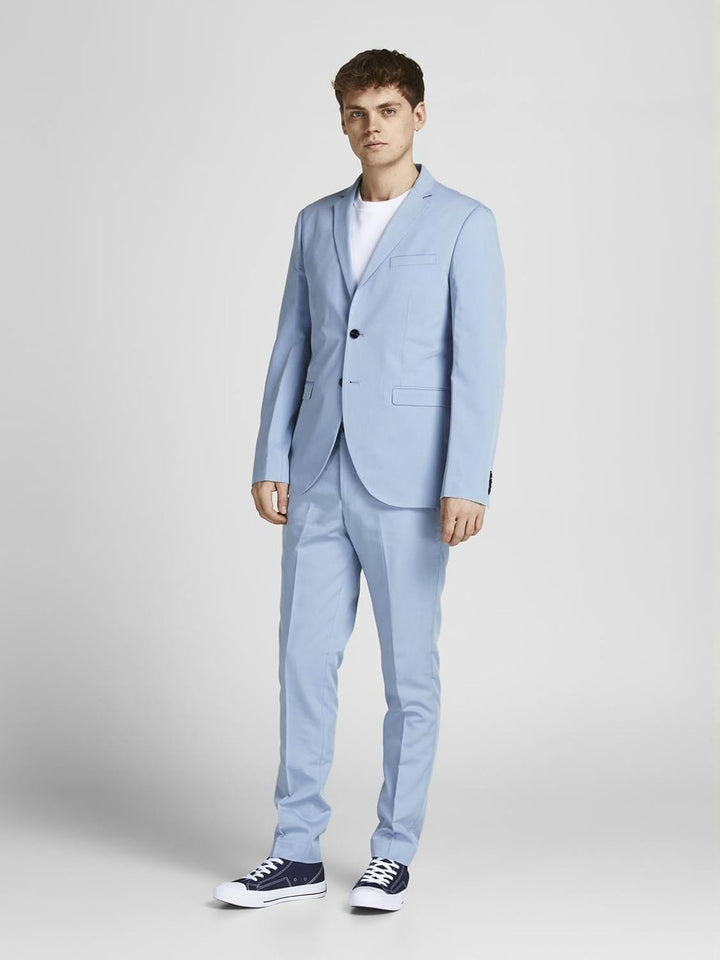 JACK & JONES Herren Blazer Anzugjacke Sakko JPRFranco Slim Fit 52 Ashley Blue/Fit:super Slim Fit, 52