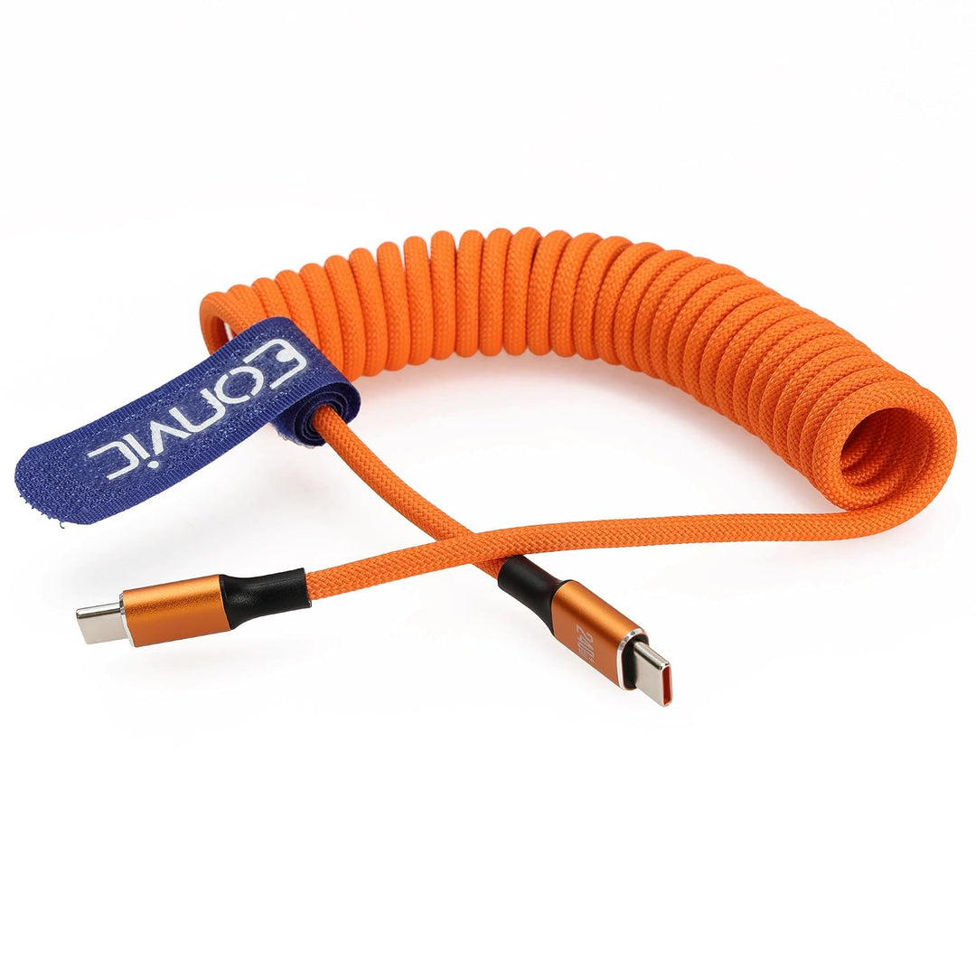 Haiwei Mate 60 Pro Switch USB C auf USB C, 240 W USB C auf USB C, schnelles Laden, geflochtenes Spir