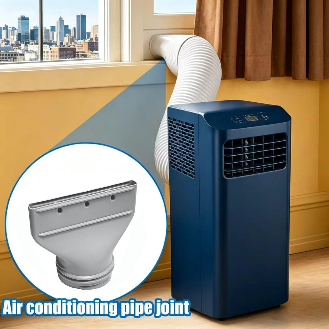 Klimaanlage Abluftschlauch Adapter Flach für Fenster, Klima Abluftschlauch Fensteradapter 130mm/150m