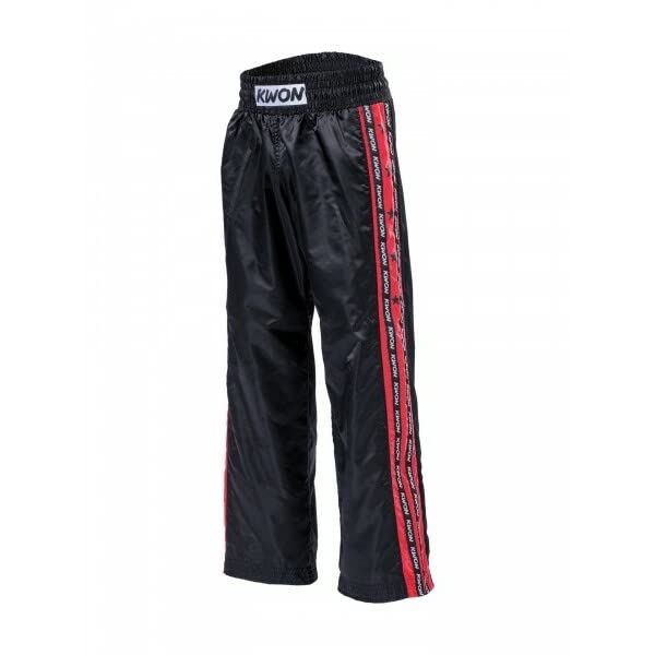 KWON Kickboxing Hose "Profi-Design", Versch. Farben Kwon Schwarz / Rot 190 cm