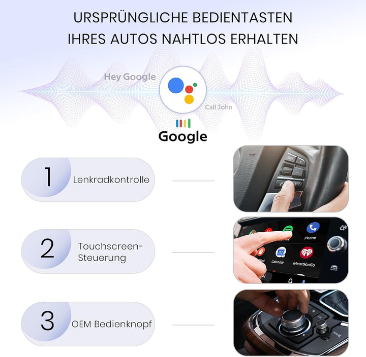 Kabelloser Android Autoschlüssel - schneller und stabiler Android Auto Adapter