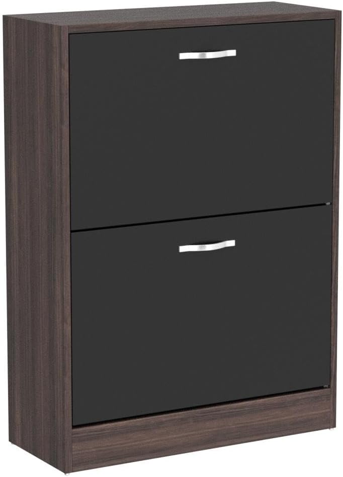 Home Discount 2 Schublade Schrank Schuhschrank Schuhregal Organizer Pull Down Holz Flur Möbel Einhei