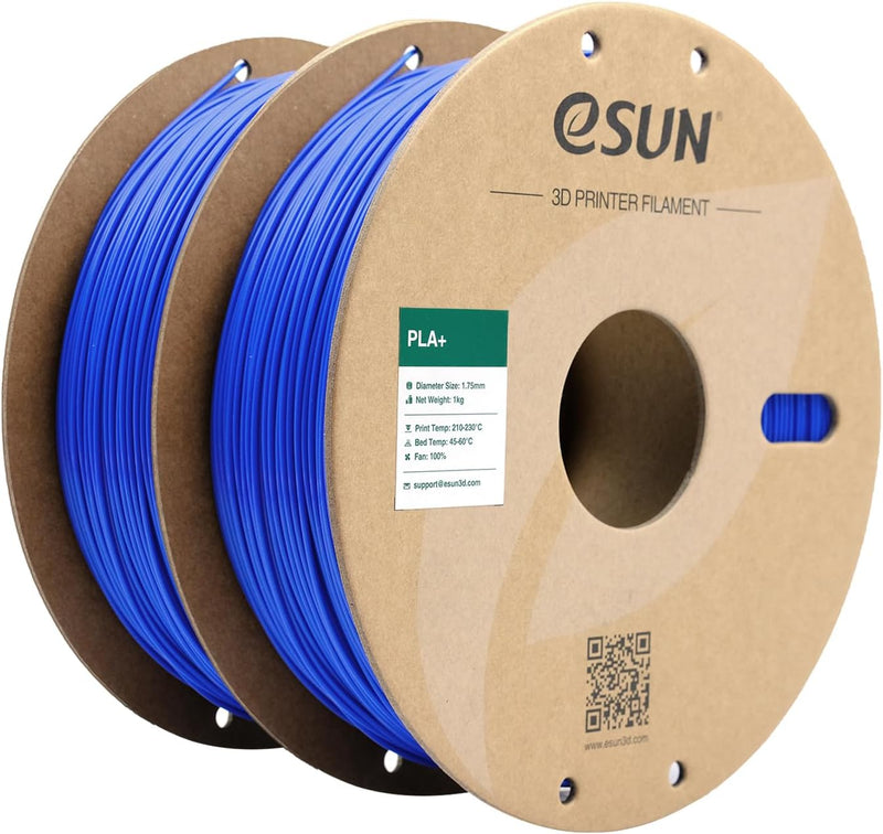 eSUN PLA+ Filament 1.75mm, 3D Drucker Filament PLA Plus, Massgenauigkeit +/- 0.03mm, 1KG pro Spule,