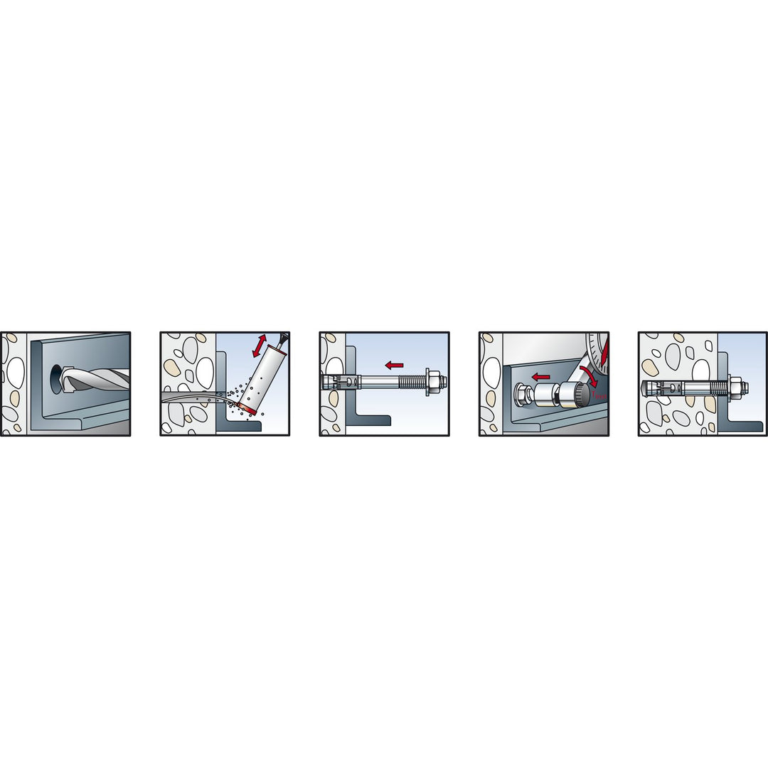 fischer 40851 Bolzen FBN II 10/20, (10X96) 10/20 (10X96), 10/20 (10X96)