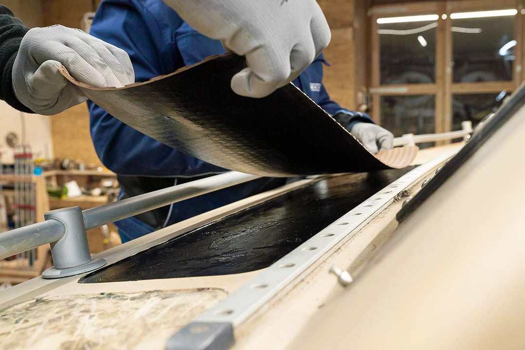 WEICON GMK 2510 Kontaktklebstoff 324 g haftstarker 2-Komponenten Kleber schwarz, 324 g