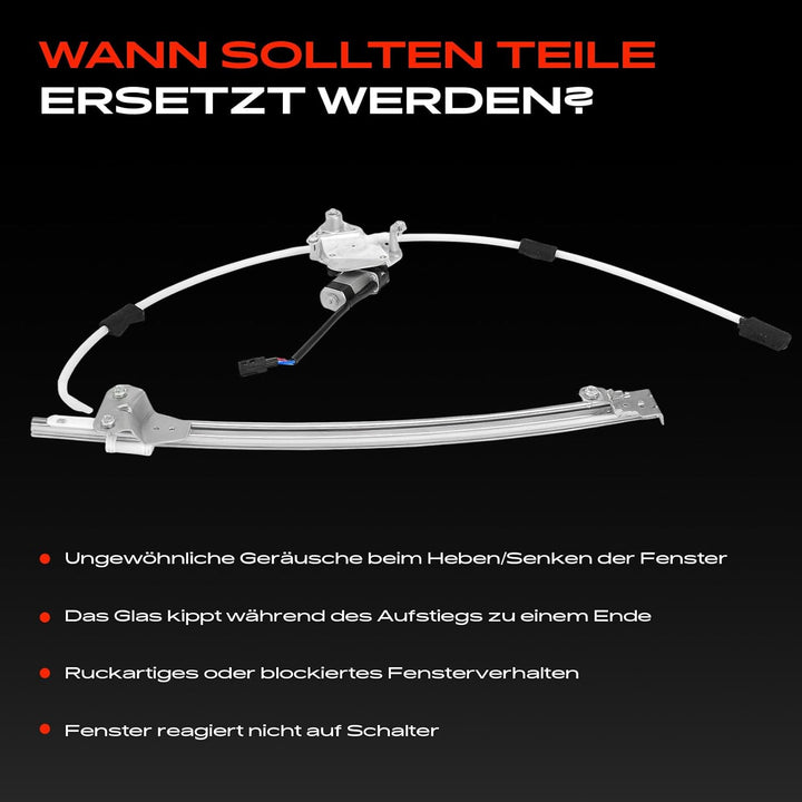 Frankberg Fensterheber mit Motor Hinten Links Kompatibel mit Cherokee KJ SUV 2001-2008 55360035AA