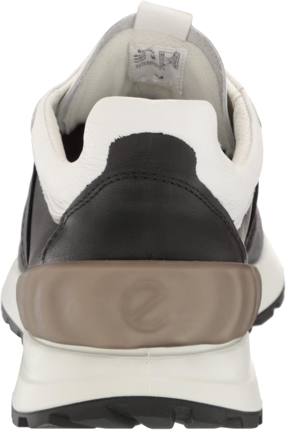 ECCO Herren Astir Retro Sneaker 41/41.5 EU Magnet Schwarz Hellweiã Vetiver, 41/41.5 EU Magnet Schwar