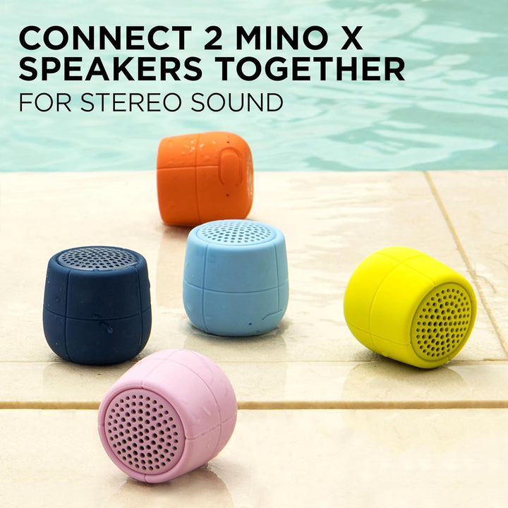 Lexon MINO X - Floatable Water Resistant IPX7 Portable Bluetooth Speaker - 3W - Soft Pink, Soft Pink