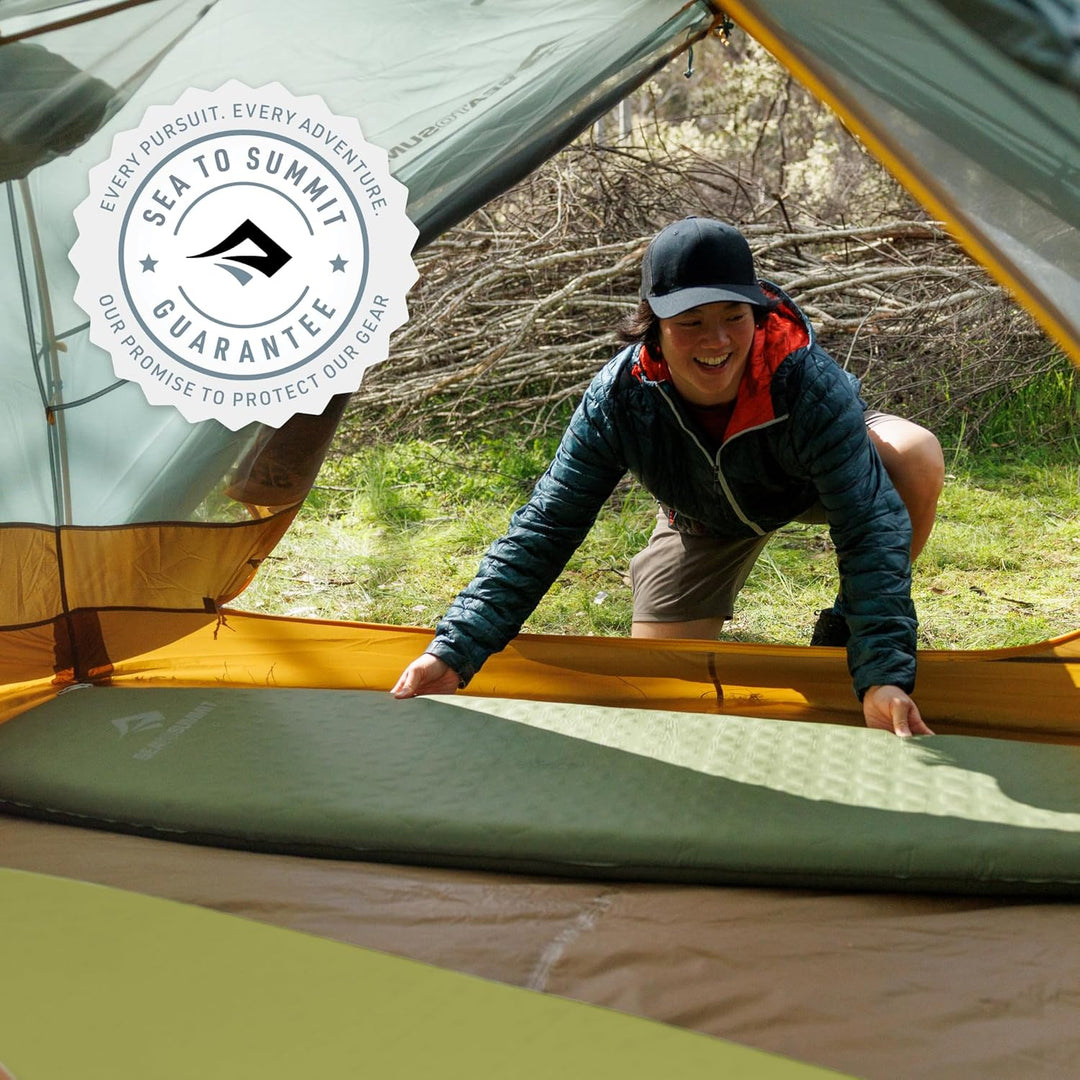 Sea to Summit Camp Self-Inflating Foam Sleeping Mat for Camping and Backpacking Konisch – gross (78