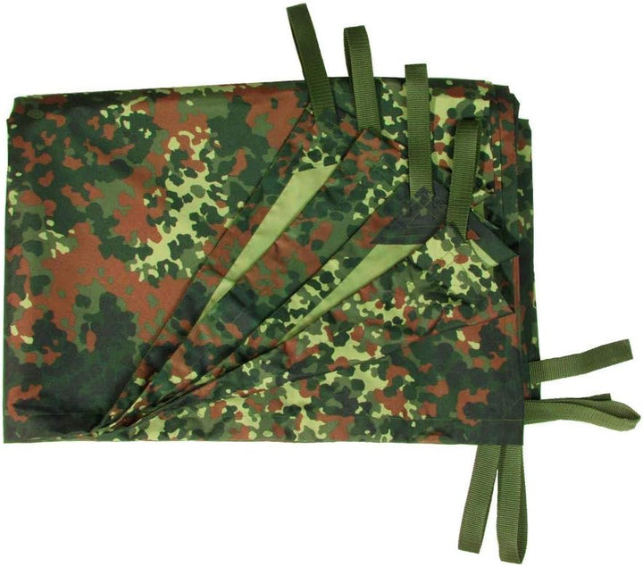 Mil-Tec Mehrzweckplane 'Tarp' Flecktarn, Flecktarn