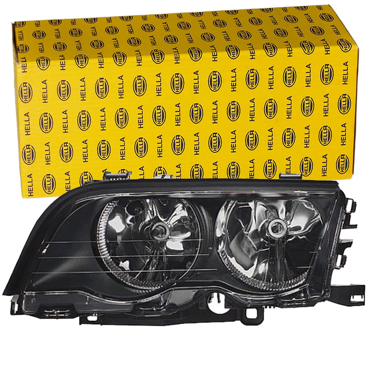 HELLA 1AL 008 403-021 FF/Halogen-Hauptscheinwerfer - rechts - für u.a. BMW 3 (E46), Rechts