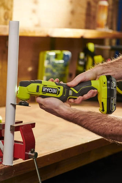 RYOBI 18 V ONE+ Akku-Multitool RMT18-0 (Oszilationswinkel 3,0°, Schwingzahl 0-20.000 min-1, variable