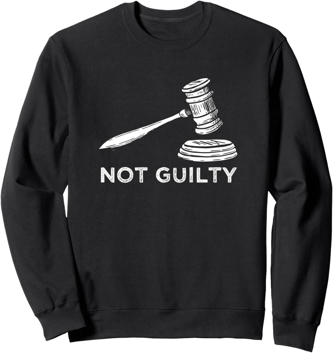 Not Guilty Law Justice Lawyer Prisoner Jail Inmate Handschellen Sweatshirt