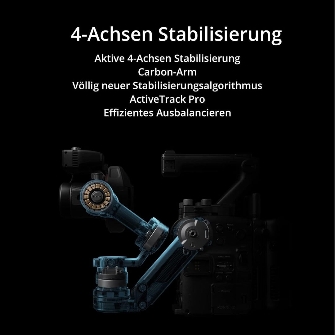 DJI Ronin 4D 6K - Aktive 4-Achsen-Stabilisierung wie beim Kamerawagen. Präziser und intuitiver LiDAR