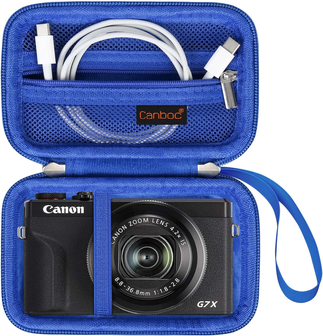 Canboc Tragetasche für Canon PowerShot G7 X Mark II/G7 X Mark III/G5 X Mark II.G7X Digitalkamera, Po