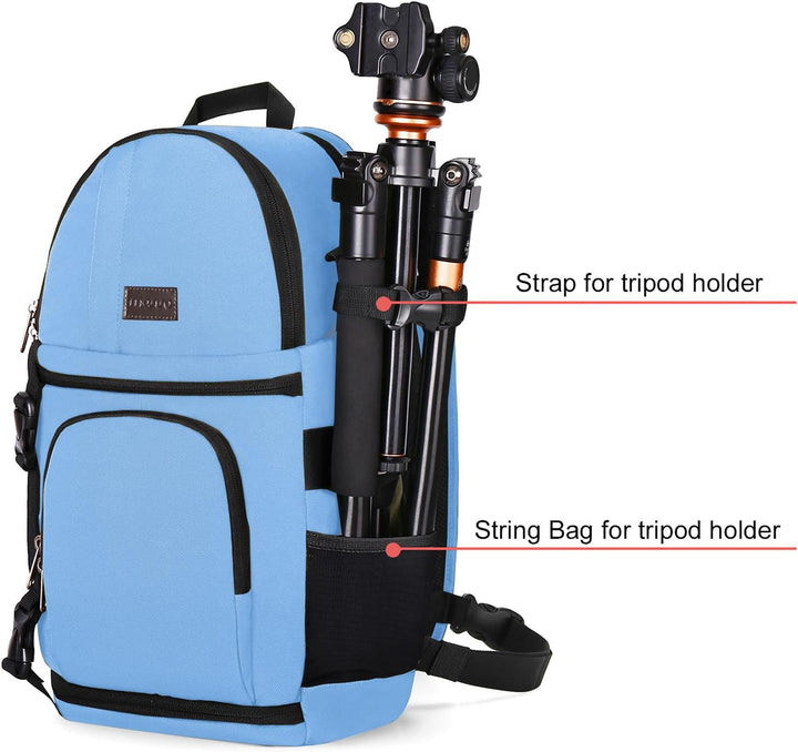 MOSISO Kameratasche Brust, DSLR/SLR/Spiegellose Kamera Rucksack Tasche Stossfester Fotografie Rucksa