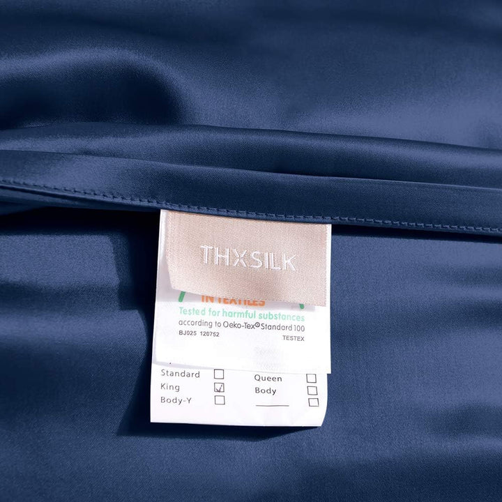 THXSILK 25 Momme Seide Kissenbezug für Haar und Haut - Maulbeerseide Kissenbezug - Hypoallergen mit