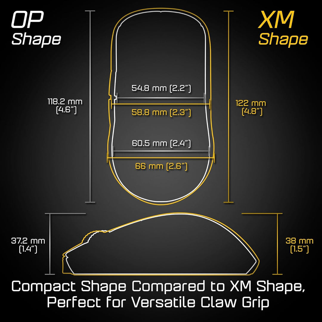 ENDGAME GEAR OP1we Wireless Gaming-Maus, CompX CX52850 Mikrocontroller, Pixart PAW3370 Optischer Sen