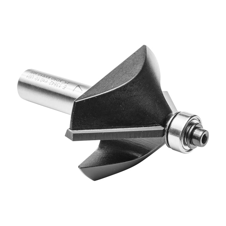 ENT 13842 Fasefräser HW, Schaft (S) 12 mm, Durchmesser (D) 50,8 mm, NL 19 mm, E 45°, SL 40 mm, mit K