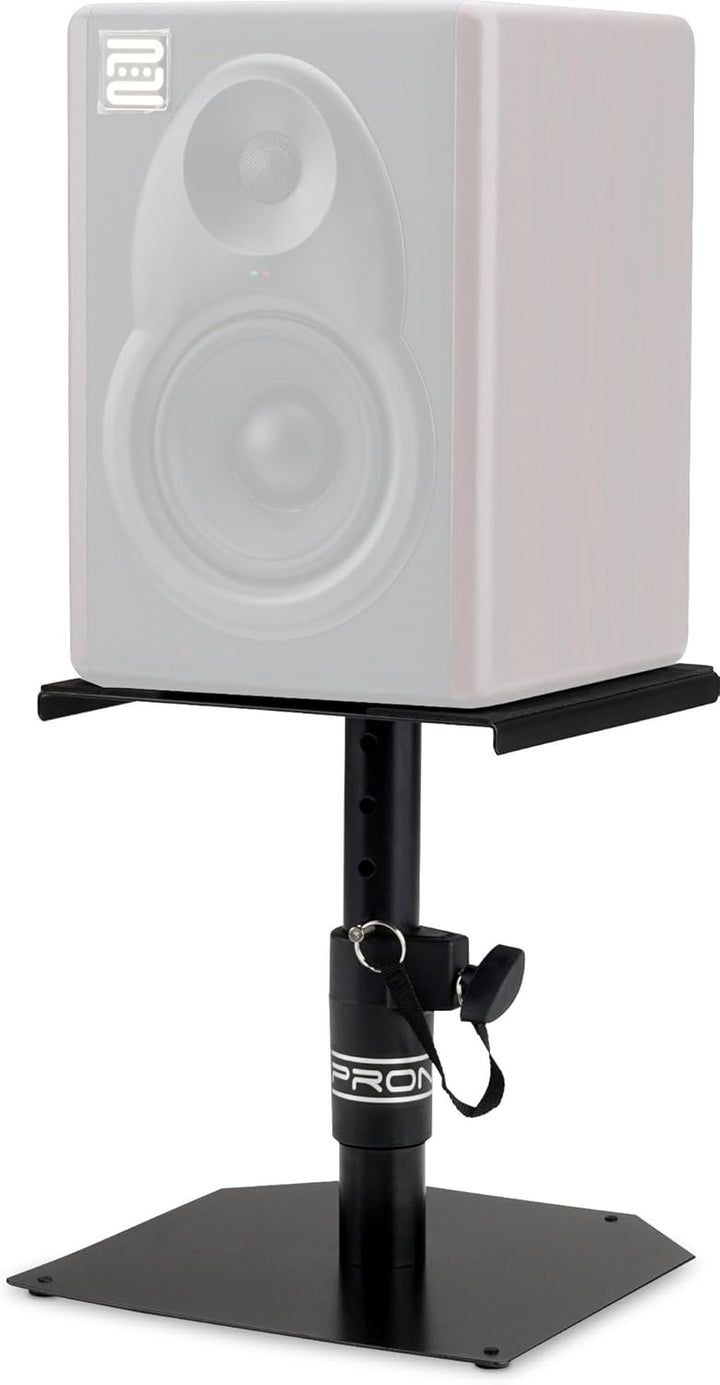 Pronomic SLS-15 Tischstative für Studio Monitore (2 stabile Boxenstative für Studiomonitore, niedrig