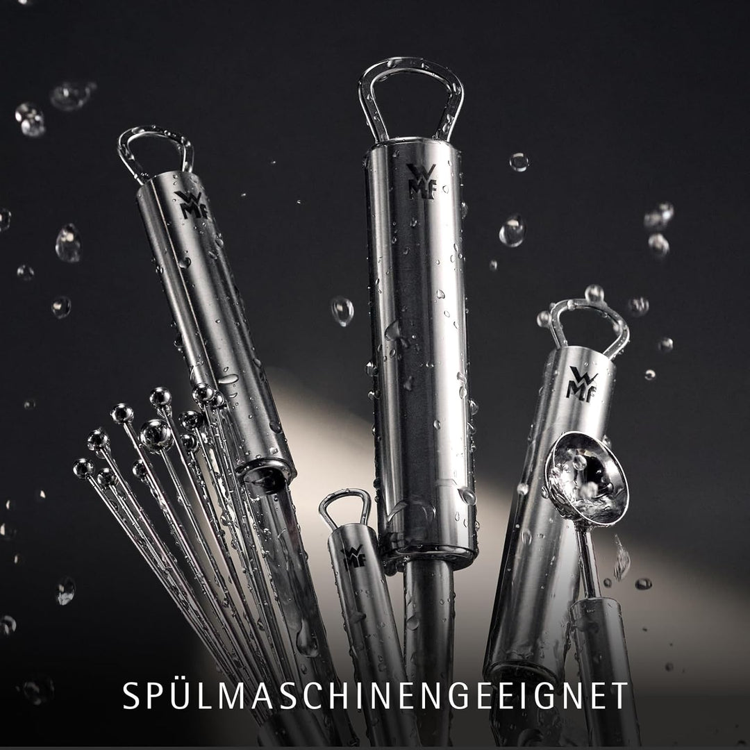 WMF Profi Plus Knoblauchpresse Edelstahl 17,5 cm, Cromargan Edelstahl teilmattiert, Knoblauchpresse