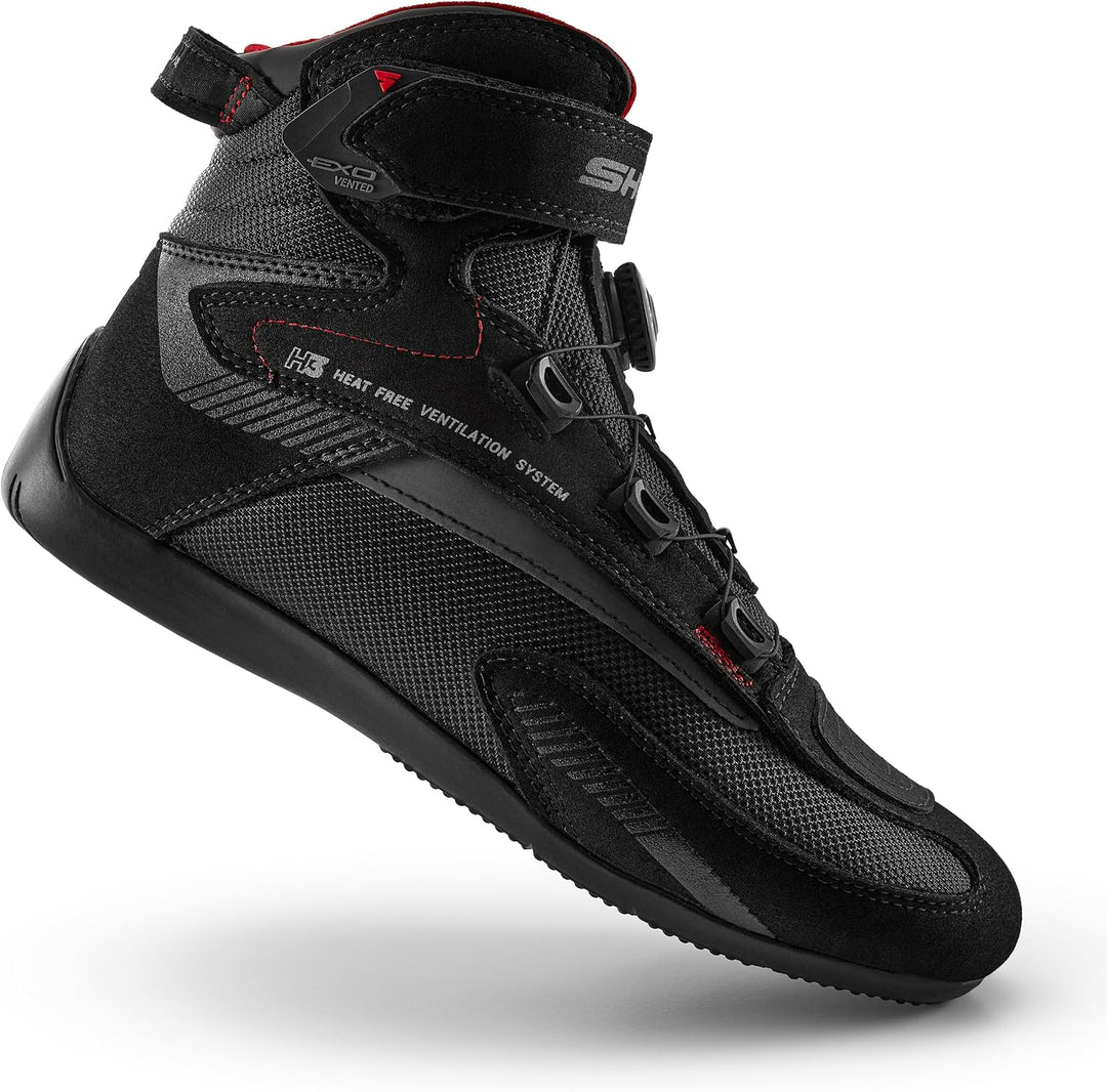 SHIMA EXO Vented, Motorradschuhe für Männer - Verstärkte Strassenreitschuhe mit ATOP-Verschlusssyste