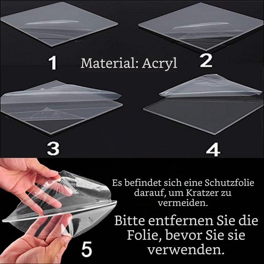 Weinglashalter, Acrylglashalter (2 Stück), Wandweinglashalter, zur Aufbewahrung und Aufbewahrung von